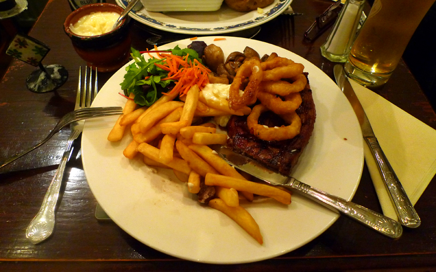 Monday September 21st (2015) Steak and Chips width=