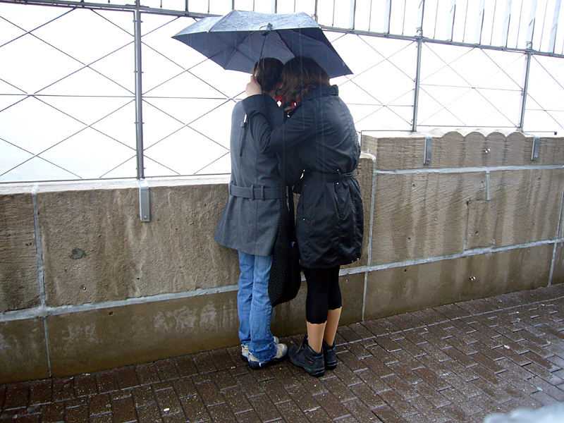 Monday March 10th (2008) Marie & Louise in the Rain and Zero Visibility width=