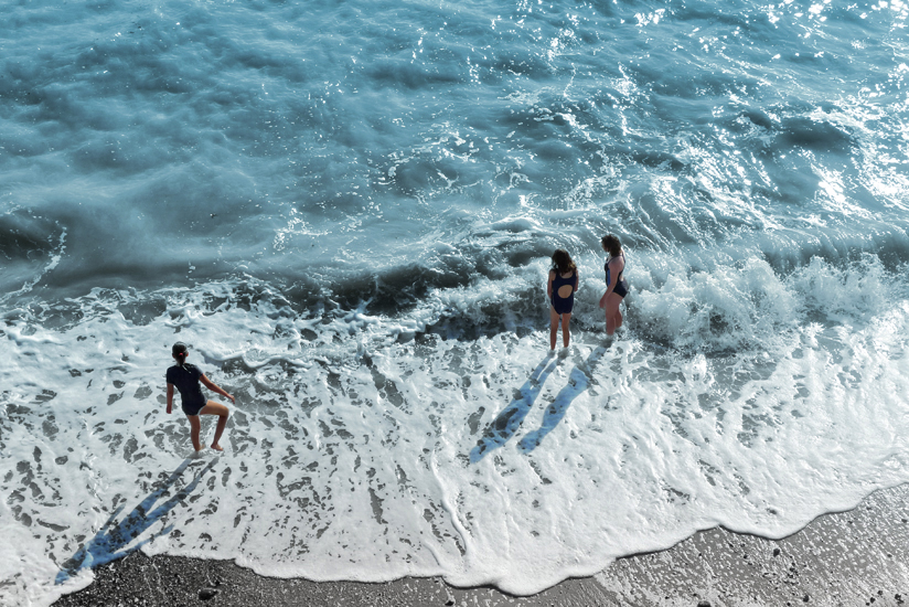 Sunday August 3rd (2014) Deep blue sea at Birling Gap width=