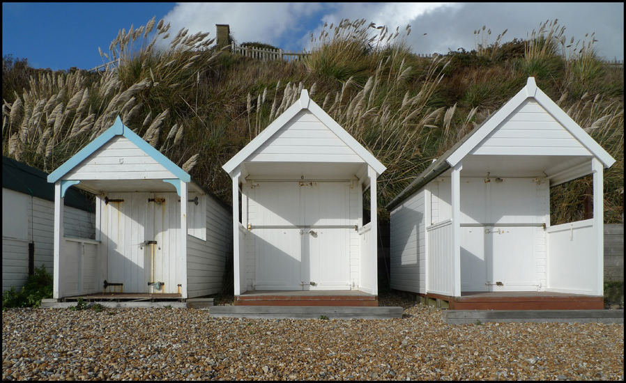 Saturday April 28th (2012) Beach huts in Bexhill width=