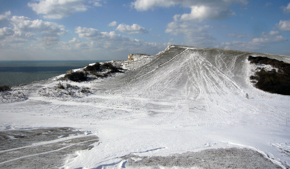 Thursday March 1st (2018) Trails in the snow width=