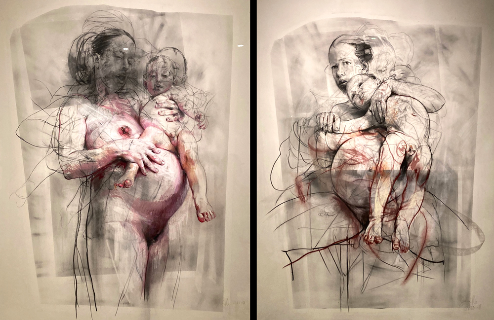 Monday July 21st (2025) Jenny Saville at the National Portrait Gallery width=
