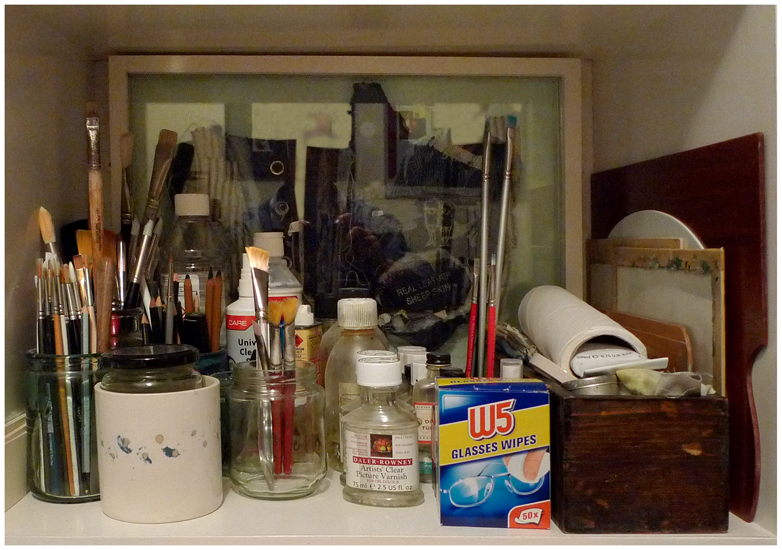 Friday November 1st (2013) Brushes, pencils, varnishes ... width=