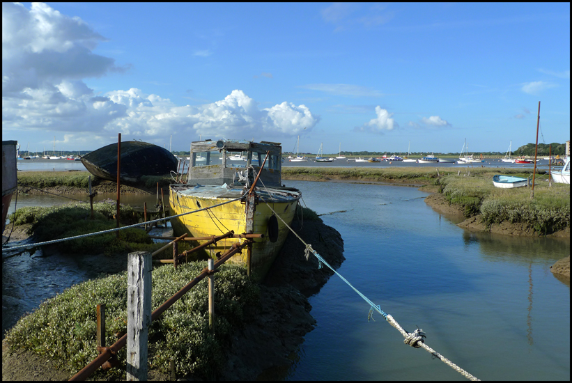 Friday July 8th (2011) Yellow Boat (Felixstow Ferry) width=