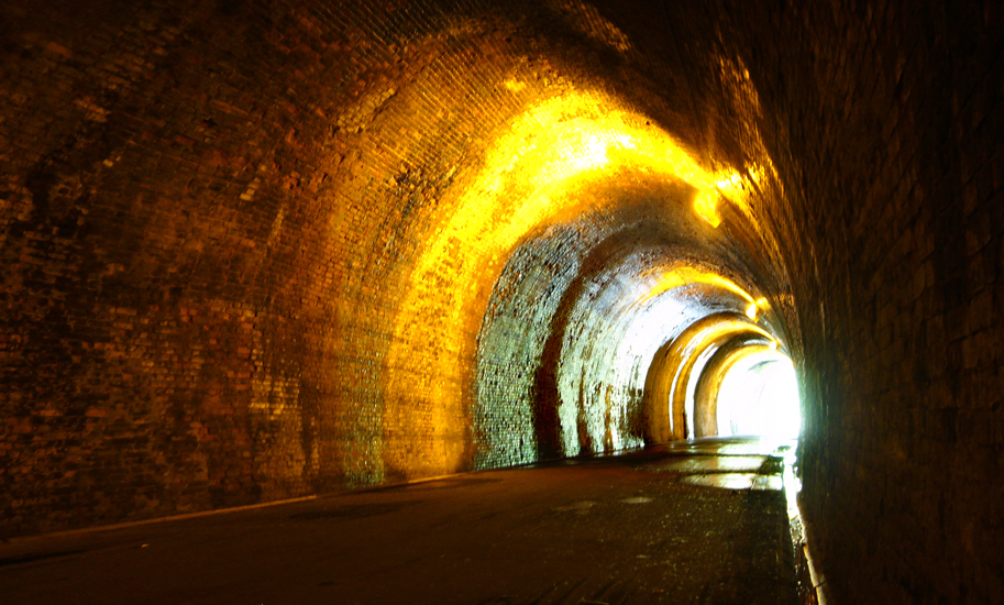 Saturday May 7th (2011) Old railway tunnel at Heathfield width=