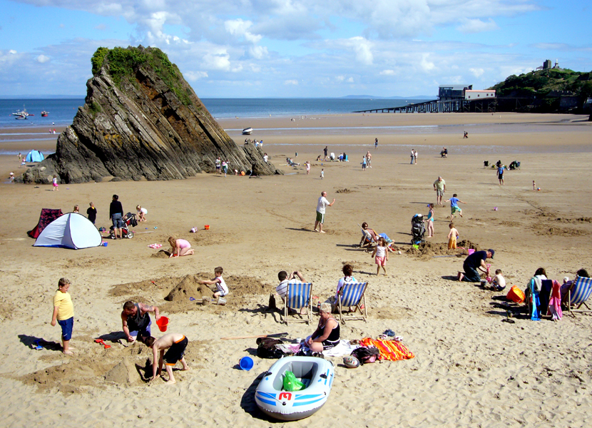 Friday August 22nd (2008) Tenby Beach width=