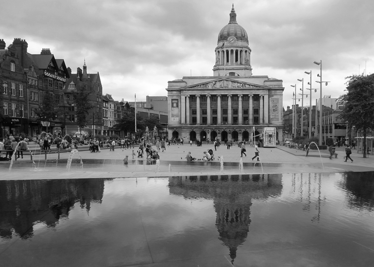 Thursday July 3rd (2014) Market Square, Nottingham. width=