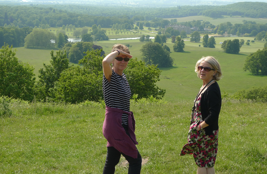 Thursday June 11th (2015) A walk to Heaven's gate with Clare. width=