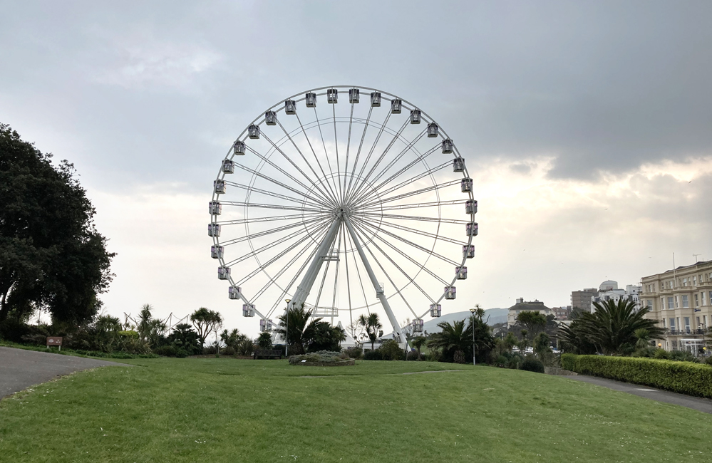 Wednesday March 30th (2022) Ferris wheel on the Western Lawns width=