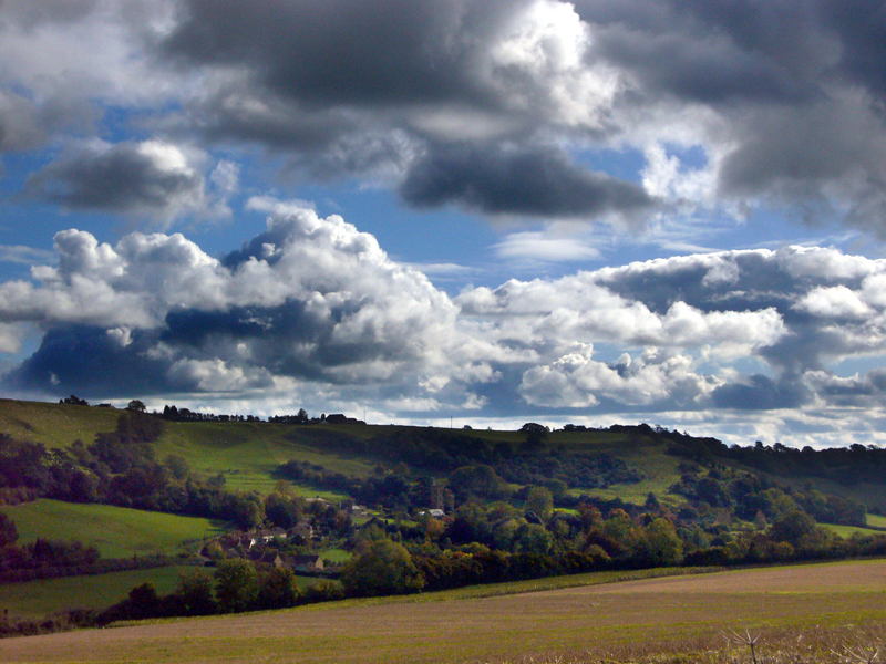 Friday October 17th (2008) Clouds over Whitcombe width=