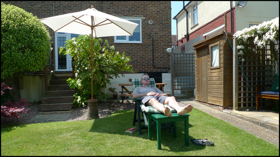 Thursday June 6th (2013) Enjoying the good weather width=