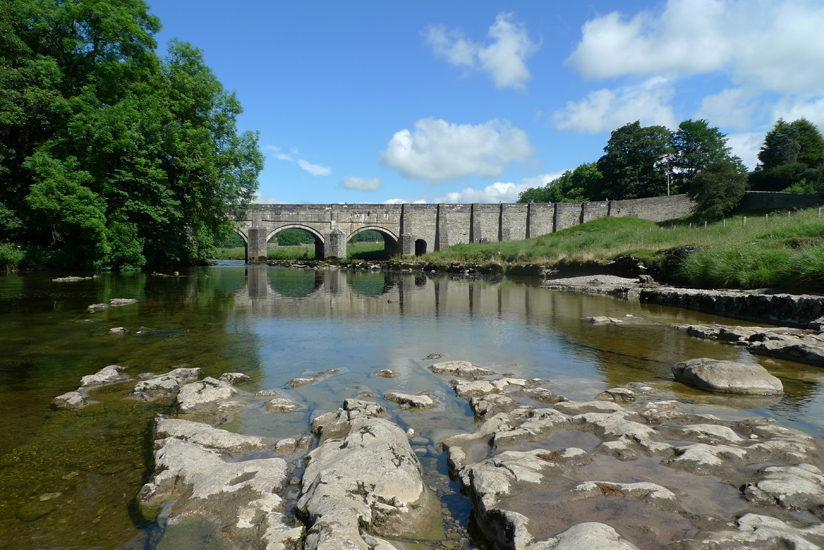 Saturday July 12th (2014) Bridge over the River Wharfe ... width=