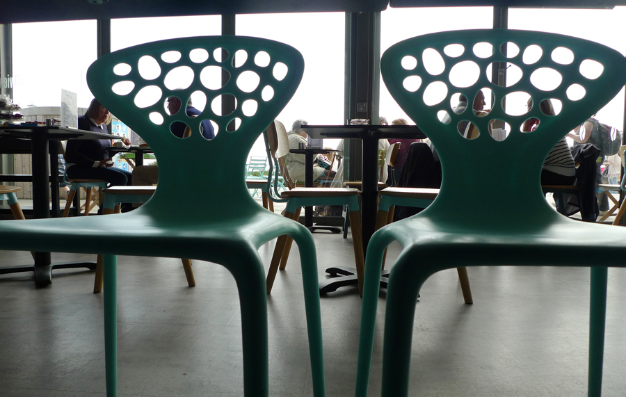Thursday May 28th (2015) Two green chairs ... width=