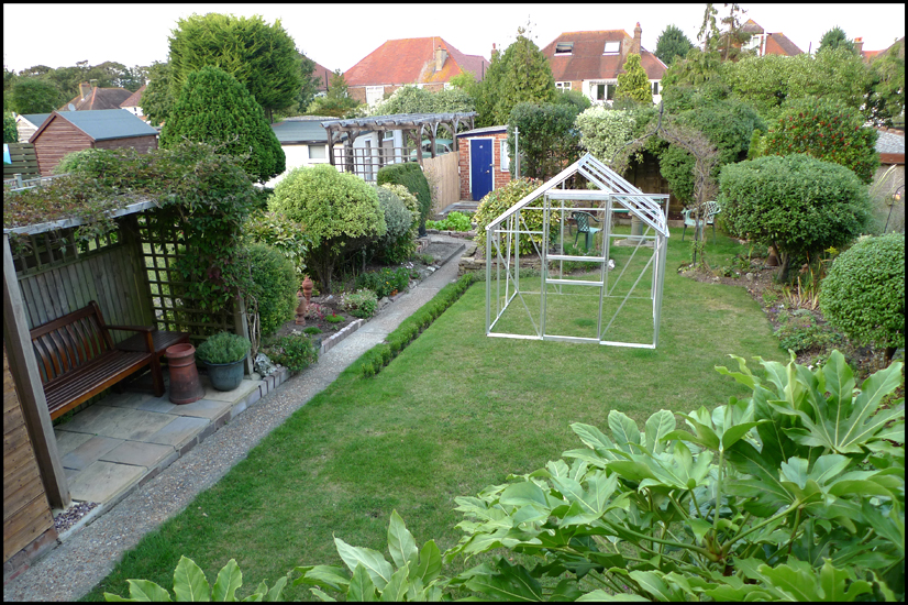 Wednesday August 31st (2011) Greenhouse on the lawn width=