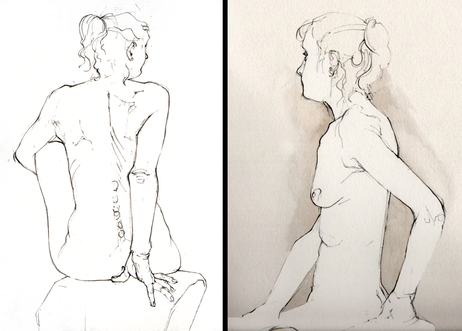 Saturday October 27th (2018) Life Drawing today ... width=