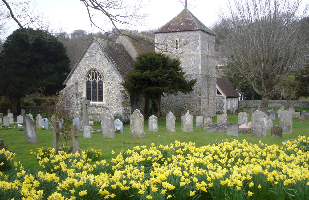 Thursday April 5th (2018) East Dean Church width=