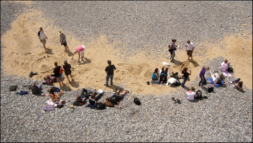 Thursday July 21st (2011) On the beach at Birling Gap width=