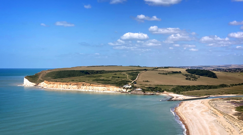Wednesday July 9th (2025) The coastguard cottages at Cuckmere Haven ..... width=