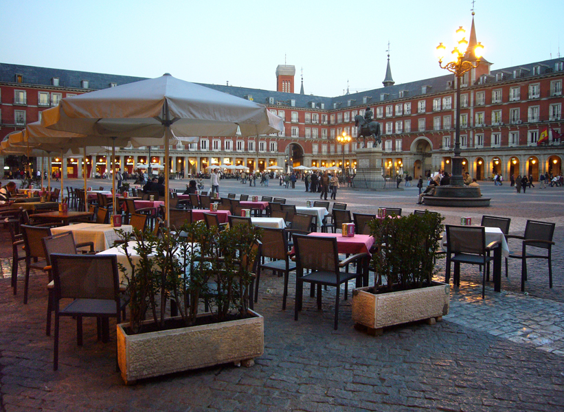 Monday April 14th (2008) Plaza Mayor, Madrid width=