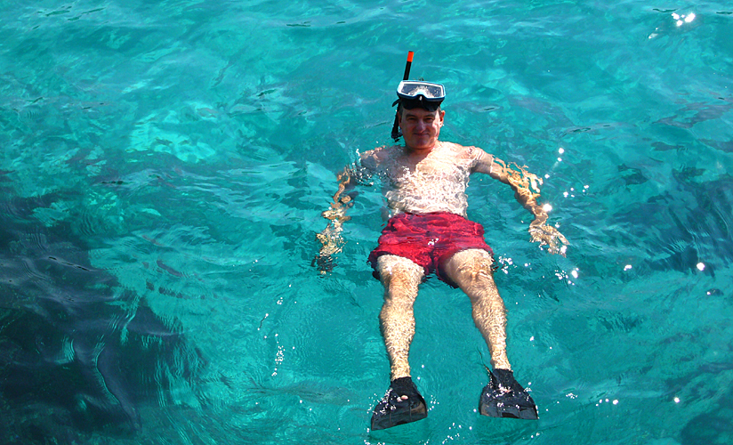 Sunday August 6th (2006) Red trunks width=