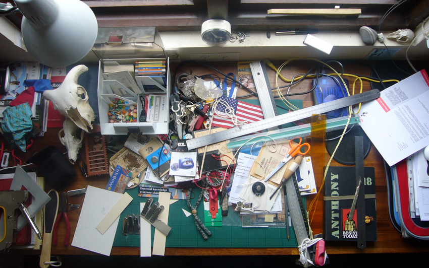 Tuesday April 10th (2007) My Desk! width=