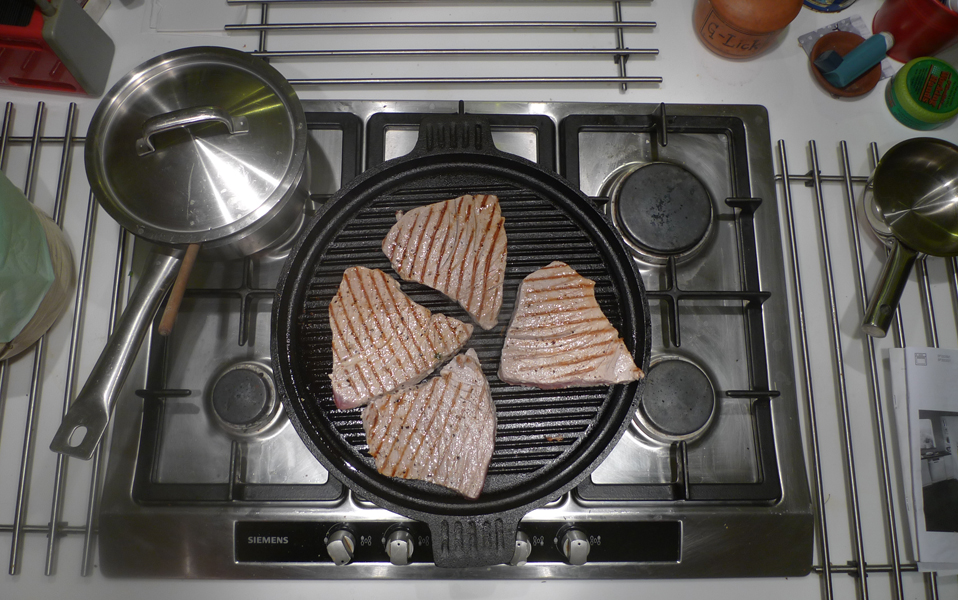 Saturday January 2nd (2016) Tuna Steaks width=