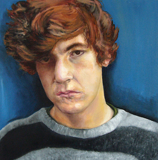 Wednesday March 7th (2007) Verity's Painting of Tom width=