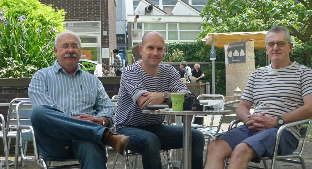 Thursday June 12th (2014) Good to see Chris and Duncan again. width=