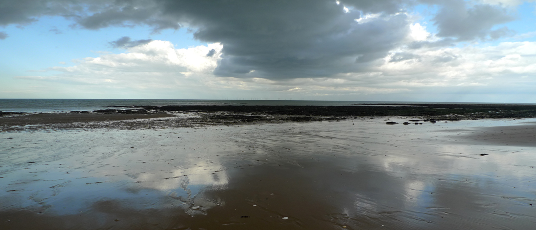 Friday April 8th (2016) Cloud over distant wind farm. width=