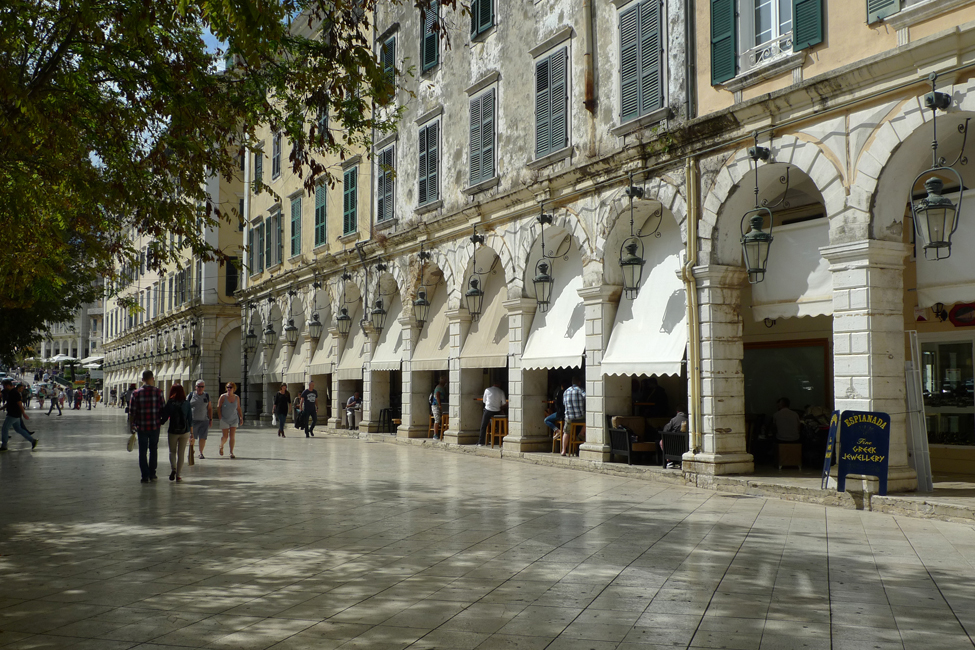 Friday September 22nd (2017) The magnificent Esplanade in Corfu. width=