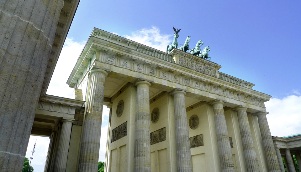 Saturday May 10th (2014) The Brandenburg Gate. width=