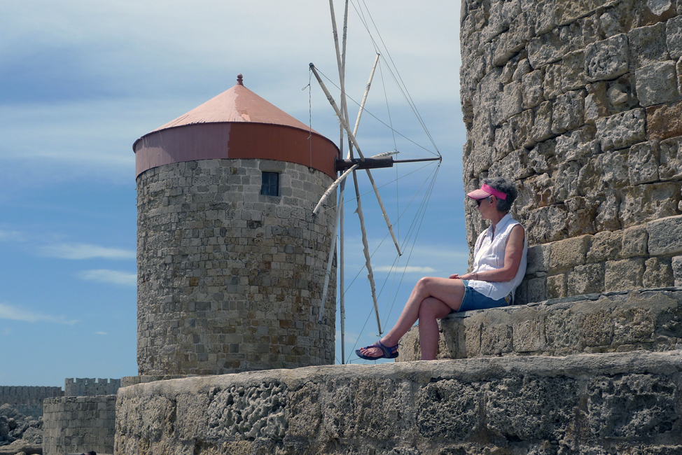 Friday May 19th (2023) Jude enjoying a quiet moment looking out to sea. width=