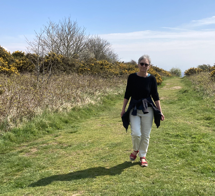 Saturday April 22nd (2023) A stroll up to the trig point width=