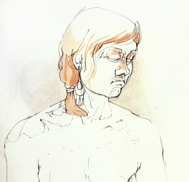Saturday February 14th (2015) 23 people in Life Drawing today. width=