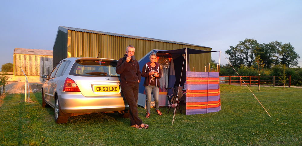 Wednesday July 2nd (2014) Sundown at Redmile, on the road to Yorkshire ... width=