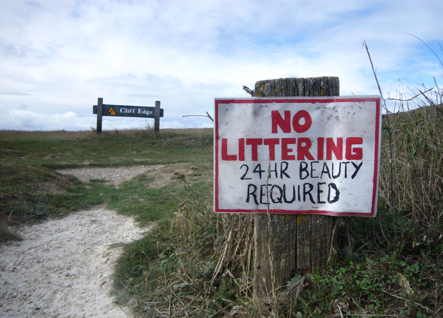 Sunday August 23rd (2020) No Littering width=