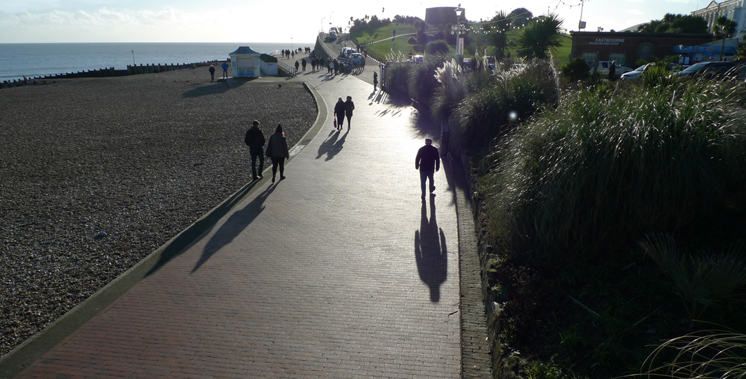 Sunday December 29th (2013) Eastbourne Promenade. width=