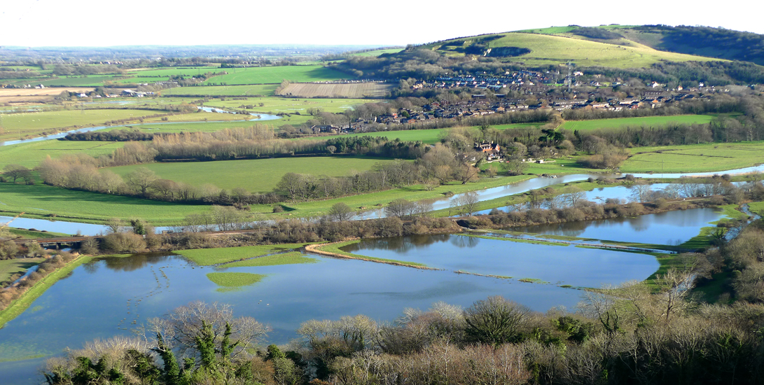 Monday January 20th (2014) Looking East over the River Ouse ... width=