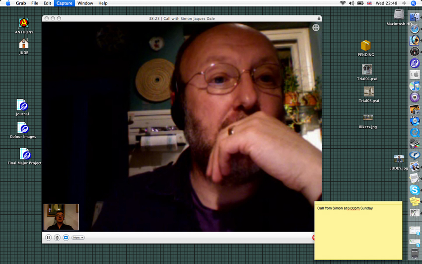 Wednesday April 25th (2007) Skype width=