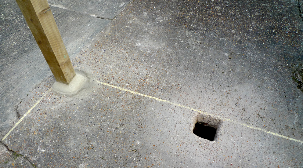 Friday April 4th (2014) Post and hole width=