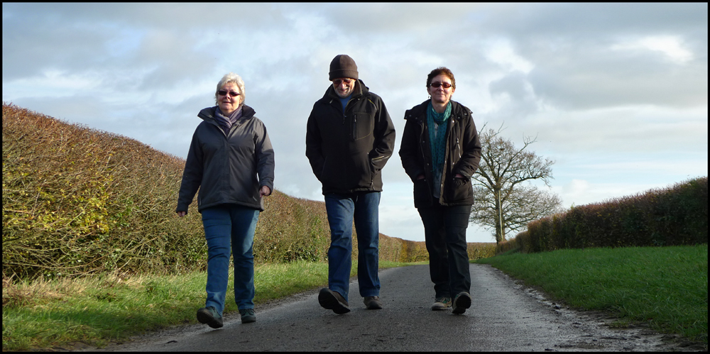 Tuesday December 6th (2011) Walking around the block. width=