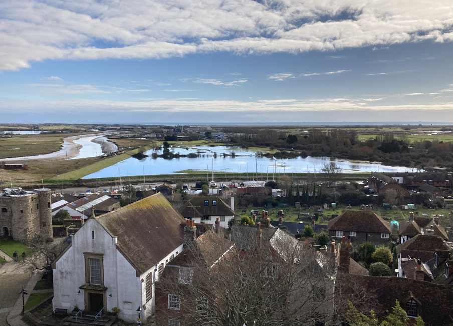 Tuesday April 11th (2023) Rye - looking South width=