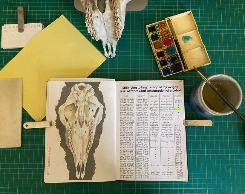 Thursday February 5th (2026) Just touching up Tuesday's drawing width=