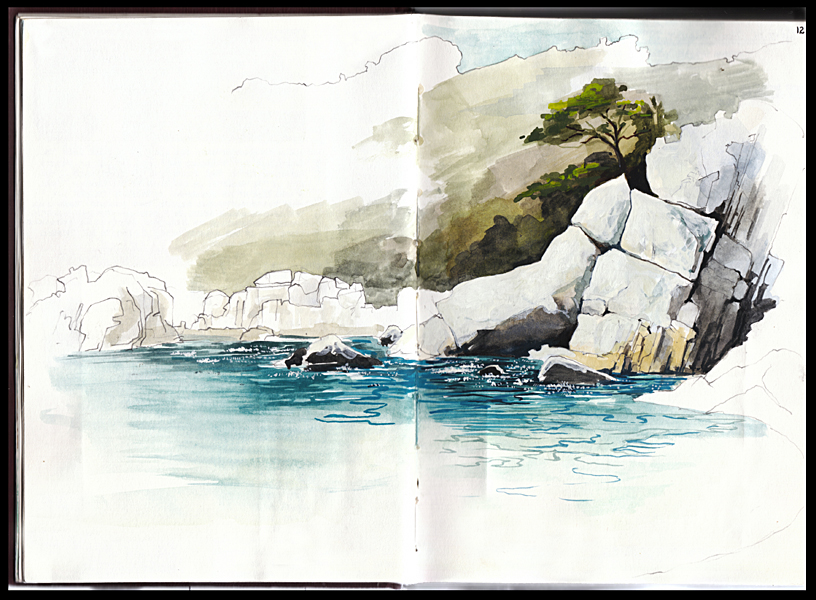 Saturday March 29th (2008) Sketchbook No.2....Page 12 width=