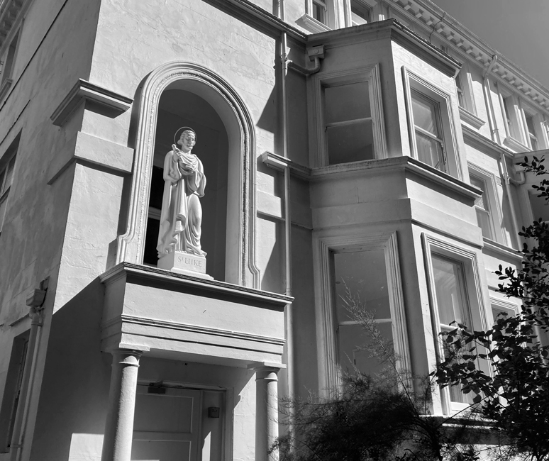 Monday September 8th (2025) St.Luke enjoying the autumn sunshine width=