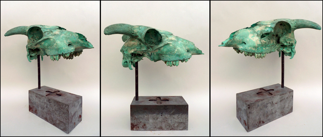 Friday July 15th (2011) One skull, three views. width=