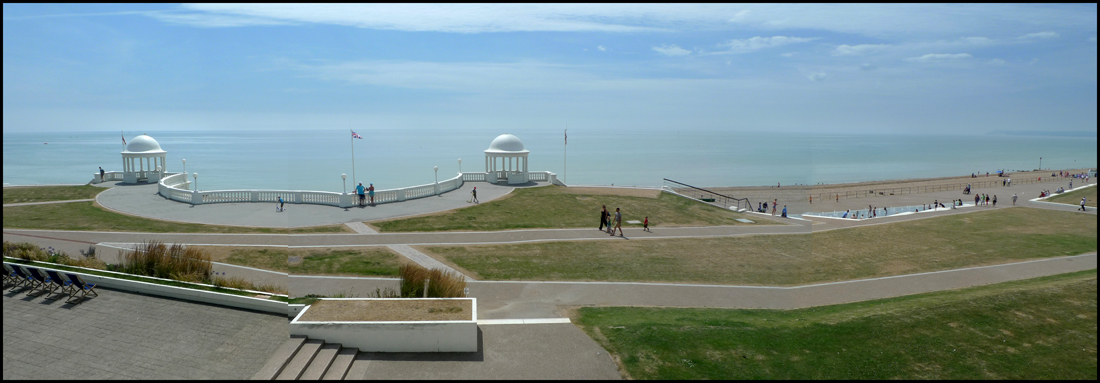 Saturday July 27th (2013) View from the de la warr pavilion width=