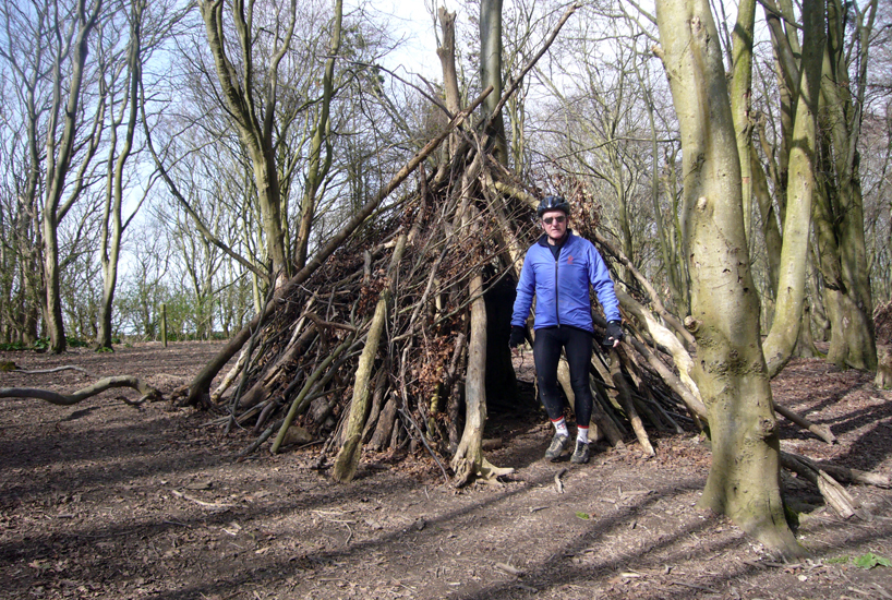 Saturday March 29th (2014) Shelter in Friston Forest width=