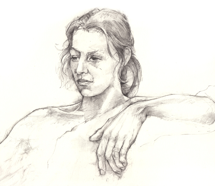 Friday February 6th (2015) Sorting through some old life drawings. width=