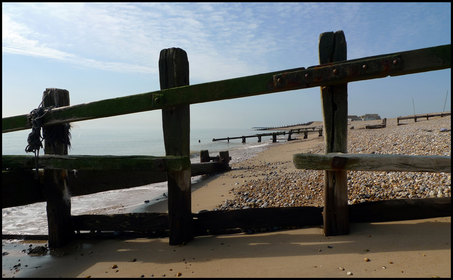 Wednesday April 7th (2010) The Beach at Pevensey Bay width=